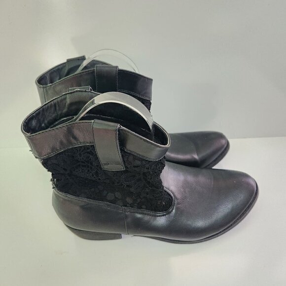 Journey Collection Kassi Western Bootie Black Size 11 - Picture 2 of 10